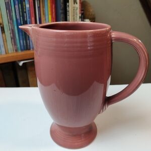 Vintage FiestaWare Rose Pink Coffee Server Pot Pitcher No Lid Small Chip